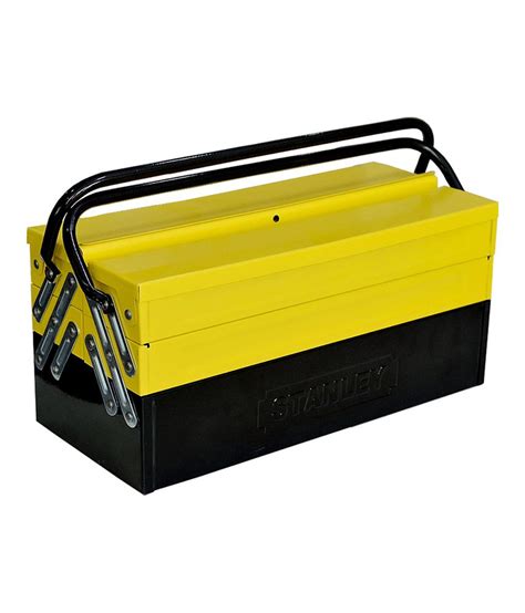 stanley metal tool box yellow|stanley tool box price.